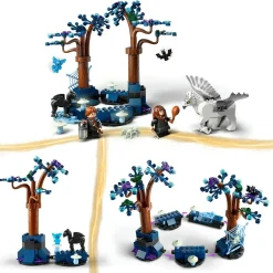 Lego Harry Potter 76432 Foresta Proibita: Creature Magiche, Set Con Animali Giocattolo Fantasy, Gioco Per Bambini Di 8+ Anni