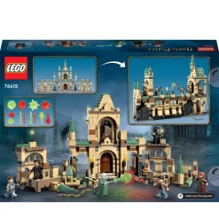 Lego Harry Potter 76415 La Battaglia Di Hogwarts, Castello Giocattolo Con Minifigure Di Bellatrix Lestrange E Voldemort