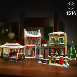 Lego Icons 10308 Festivita Nella Strada Principale, Modellino Da Costruire Di Villaggio Con Decorazioni Natalizie, Idea Regalo