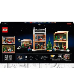 Lego Icons 10308 Festivita Nella Strada Principale, Modellino Da Costruire Di Villaggio Con Decorazioni Natalizie, Idea Regalo