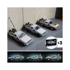Lego Icons 10300 Macchina Del Tempo Ritorno Al Futuro, Set Modellino Delorean Da Costruire, Minifigure Di Doc E Marty Mcfly