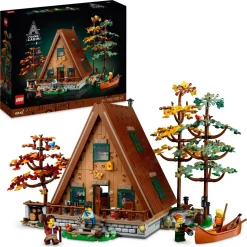 Lego Ideas 21338 Baita, Kit Modellino Casa Da Costruire Per Adulti Con 4 Minifigure Personalizzabili E Di Animali Selvatici