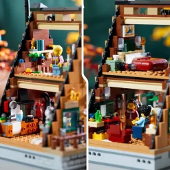 Lego Ideas 21338 Baita, Kit Modellino Casa Da Costruire Per Adulti Con 4 Minifigure Personalizzabili E Di Animali Selvatici