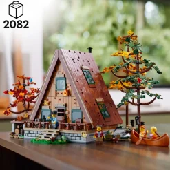 Lego Ideas 21338 Baita, Kit Modellino Casa Da Costruire Per Adulti Con 4 Minifigure Personalizzabili E Di Animali Selvatici