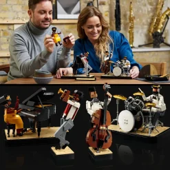 Lego Ideas 21334 Quartetto Jazz, Idee Regalo Per Adulti Amanti Della Musica Con Musicisti E Strumenti: Pianoforte E Batteria