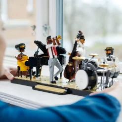 Lego Ideas 21334 Quartetto Jazz, Idee Regalo Per Adulti Amanti Della Musica Con Musicisti E Strumenti: Pianoforte E Batteria