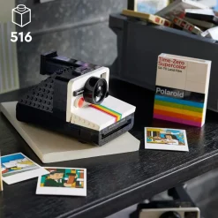 Lego Ideas Fotocamera Polaroid Onestep Sx-70 21345 Modellismo Da Costruire Per Adulti, Regali Creativi, Oggetti Da Collezione