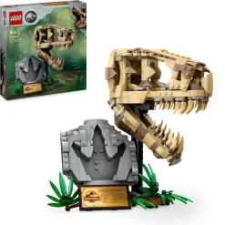 Lego Jurassic World 76964 Fossili Di Dinosauro: Teschio Di T. Rex Giocattolo, Giochi Per Bambini 9+ Con Fossile Da Costruire