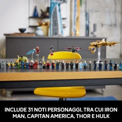 Lego Marvel 76269 Torre Degli Avengers, Kit Modellismo Per Adulti Con Modellino Di Aereo E 31 Minifigure, Regalo Uomo O Donna