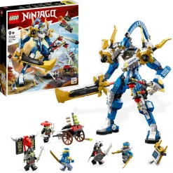 Lego Ninjago 71785 Mech Titano Di Jay, Set 2023 Con Action Figure, Gioco Da Battaglia Per Bambini Con 5 Minifigure E Carro