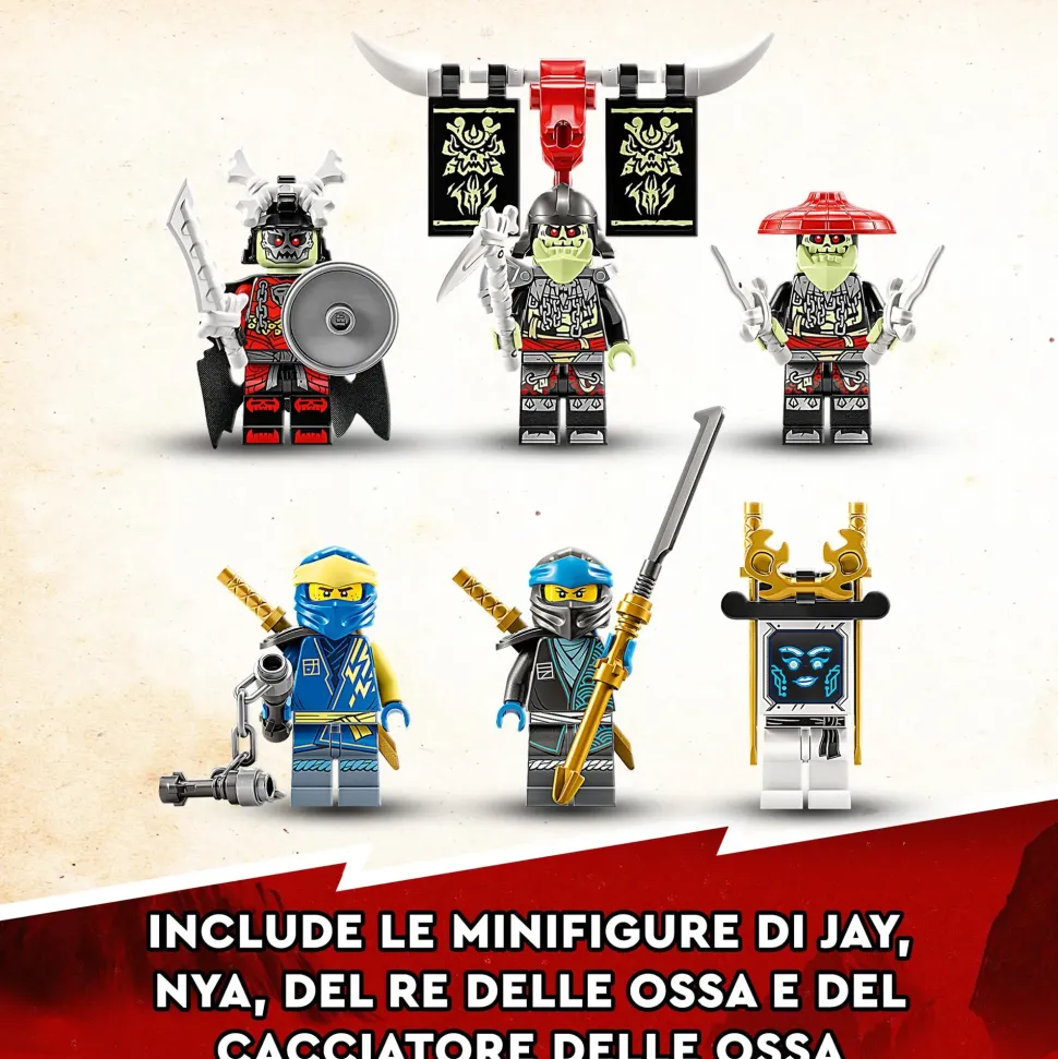 Lego Ninjago 71785 Mech Titano Di Jay, Set 2023 Con Action Figure, Gioco Da Battaglia Per Bambini Con 5 Minifigure E Carro