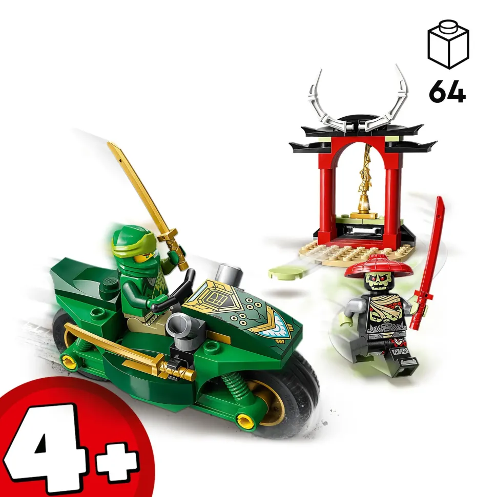 Lego Ninjago 71788 Moto Ninja Di Lloyd, Motocicletta Giocattolo Per Bambini In Eta Prescolare, Set Di Giochi Educativi 4+