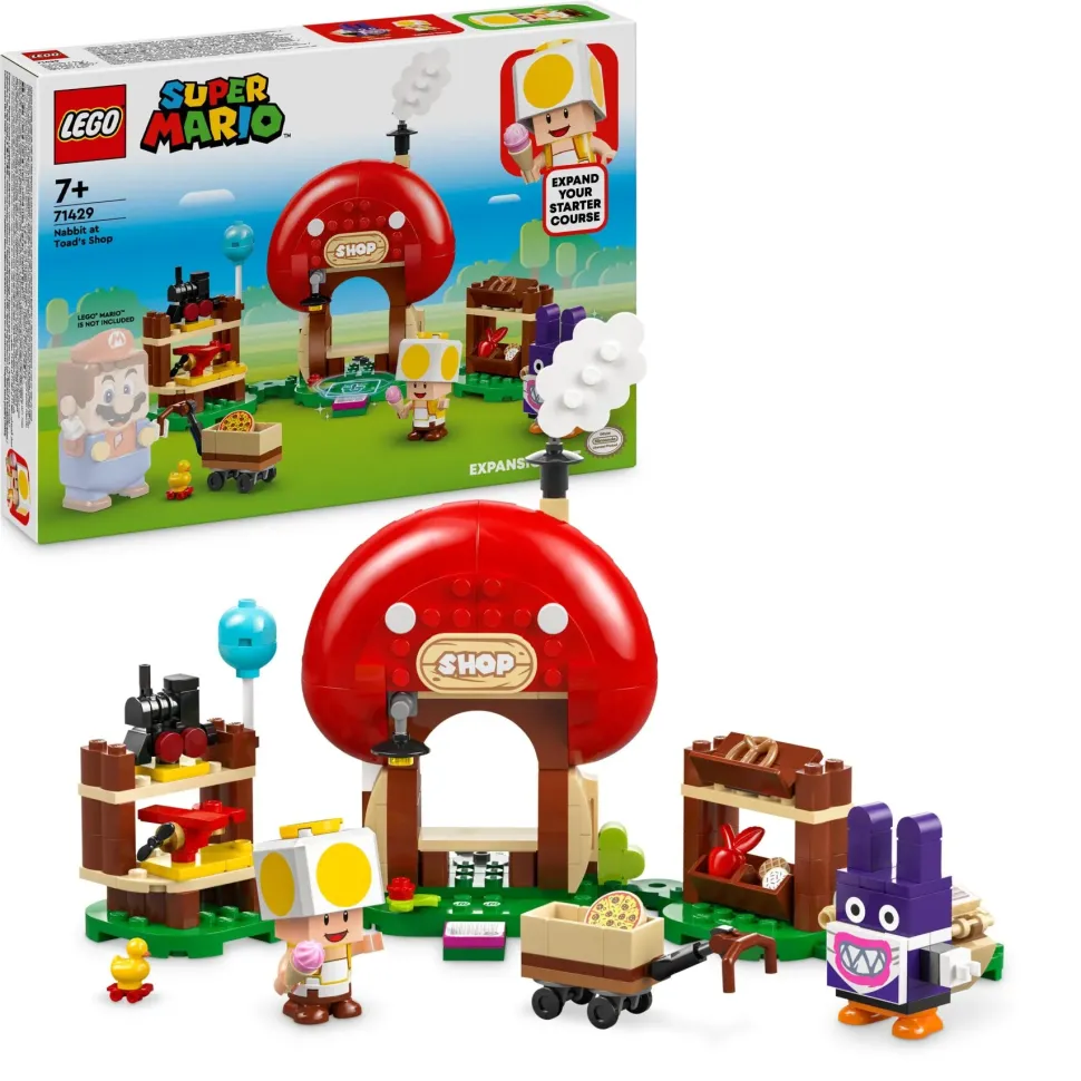 Lego Super Mario 71429 Pack Di Espansione Ruboniglio Al Negozio Di Toad, Giochi Per Bambini 7+ Anni Con 2 Personaggi Giocattolo
