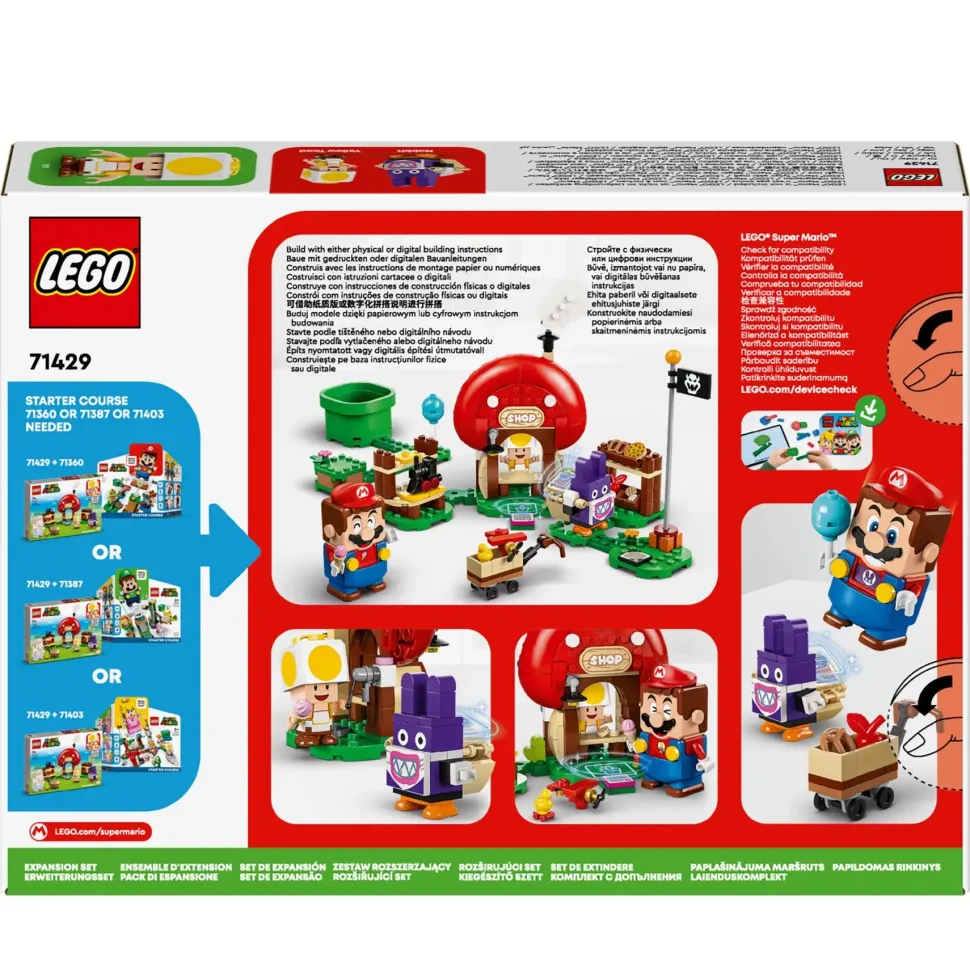 Lego Super Mario 71429 Pack Di Espansione Ruboniglio Al Negozio Di Toad, Giochi Per Bambini 7+ Anni Con 2 Personaggi Giocattolo