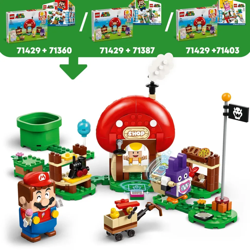 Lego Super Mario 71429 Pack Di Espansione Ruboniglio Al Negozio Di Toad, Giochi Per Bambini 7+ Anni Con 2 Personaggi Giocattolo