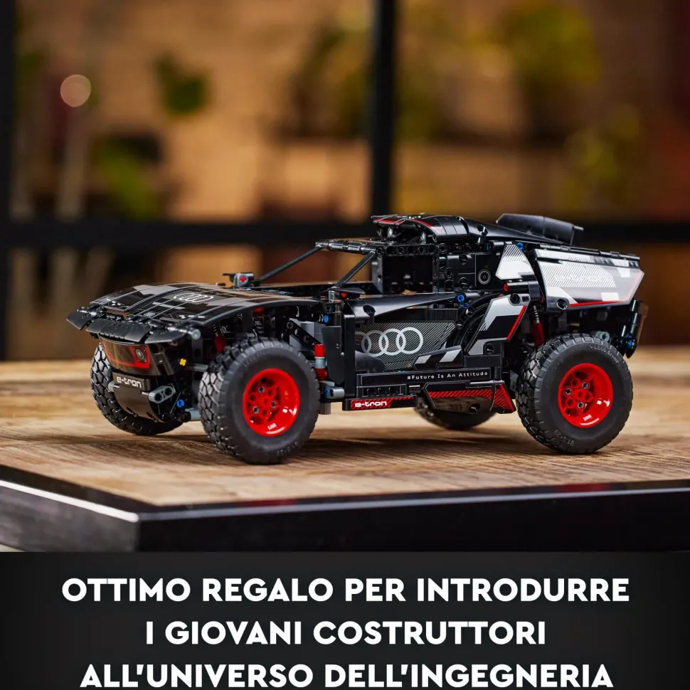 Lego Technic 42160 Audi Rs Q E-Tron, Macchina Telecomandata Da Rally, Modellino Auto Con App Control+, Giocattoli Ragazzi 10+