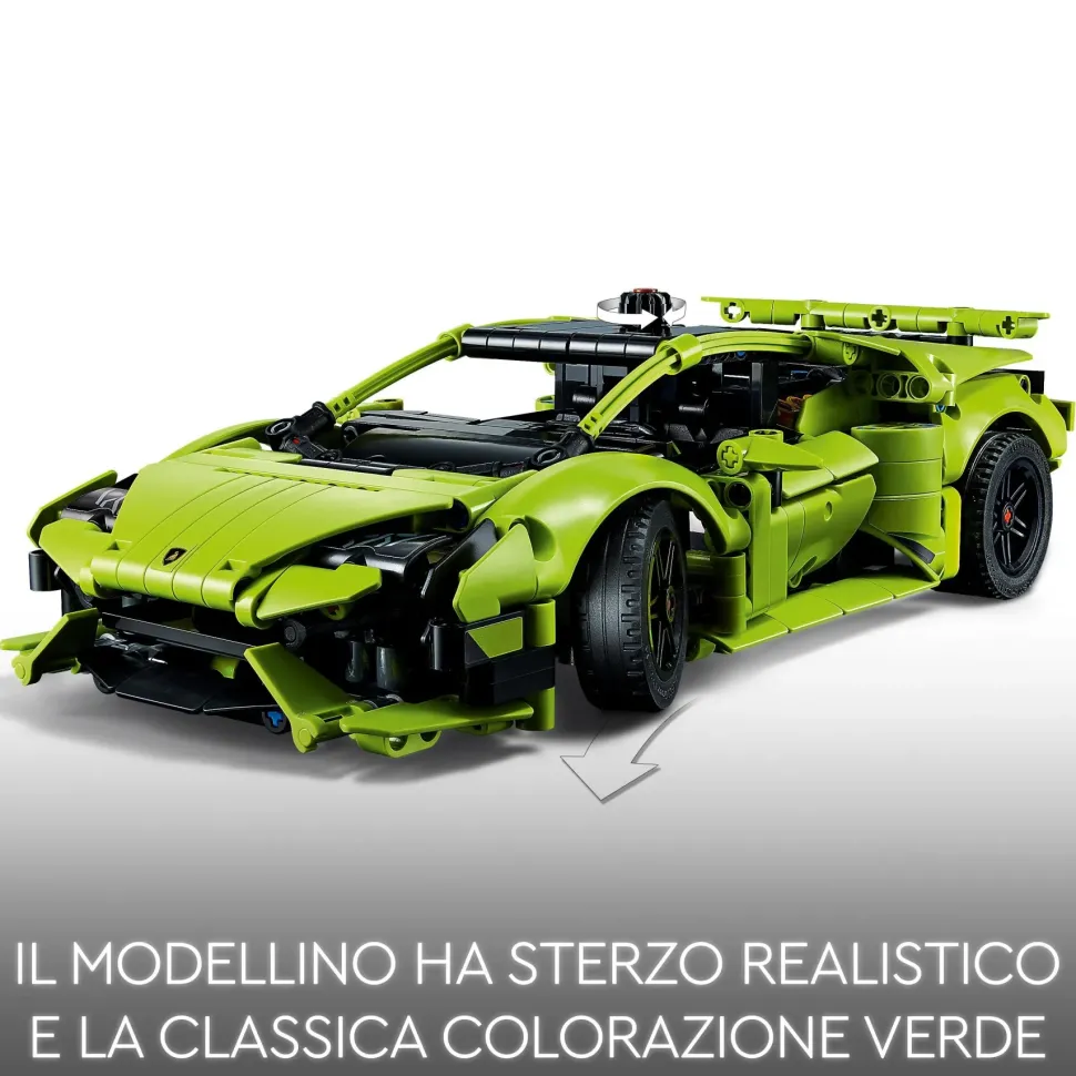 Lego Technic 42161 Lamborghini Huracan Tecnica, Modellino Di Auto Da Costruire, Macchina Giocattolo Per Bambini