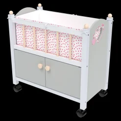 Lettino Con Ruote In Legno