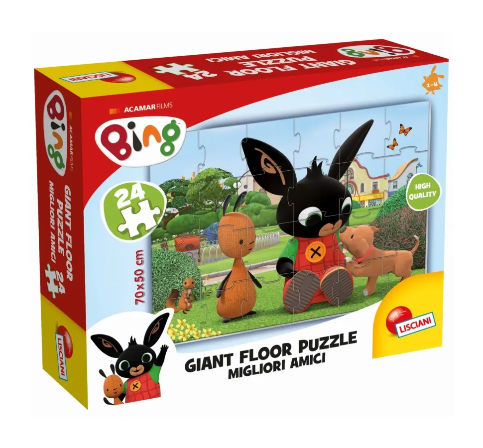 Lisciani Bing Giant Floor 24 Migliori Amici!