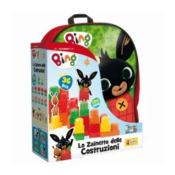 Lisciani Bing Zainetto Costruzioni Baby Rosso