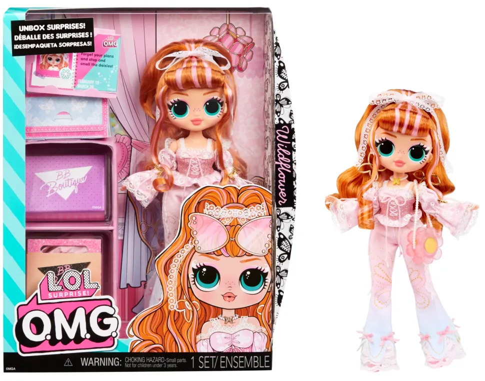 Lol Omg! Bambola Wildflower Dalla Nuova Serie. Stile Sofisticato E Bellissimi Capelli