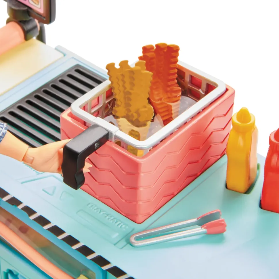 Lol Surprise Omg To-Go Diner Playset Con Oltre 45 Sorprese E Bambola Inclusa