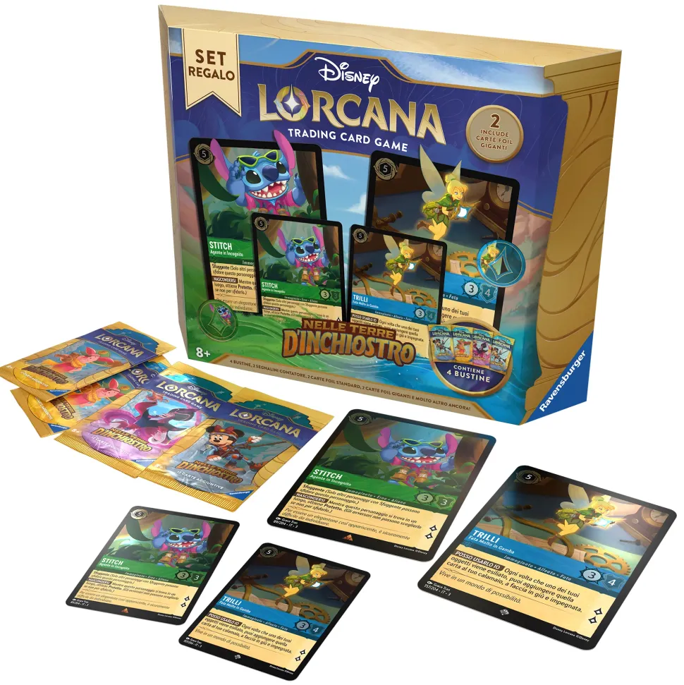 Lorcana Disney Cofanetto Regalo Nelle Terre D'Inchiostro Ravensburger