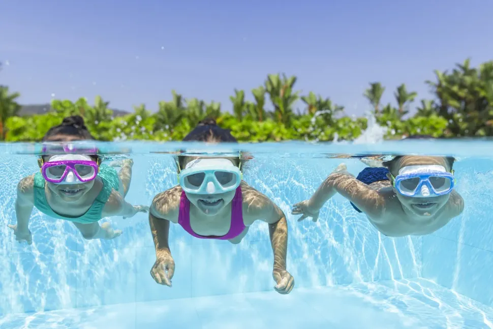 Maschera Caymen, 3-6 Anni, 3 Colori Assortiti, Lenti In Policarbonato E Con Protezione Uv