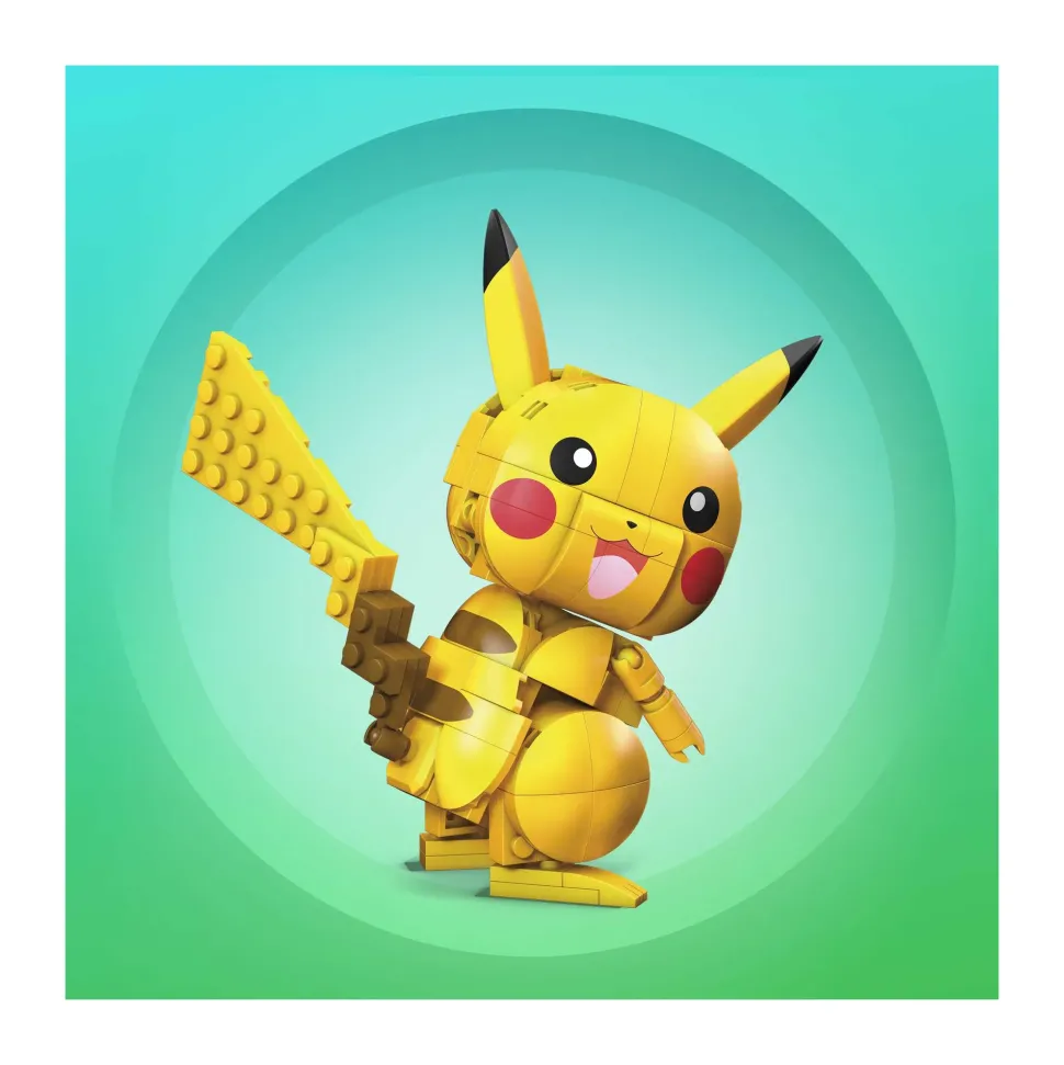 Mega Construx Mega Construx Pokemon Elettro Da 10 Cm Con Dettagli Realistici , Giocattolo Per Bambini 6+ Anni, Gmd31