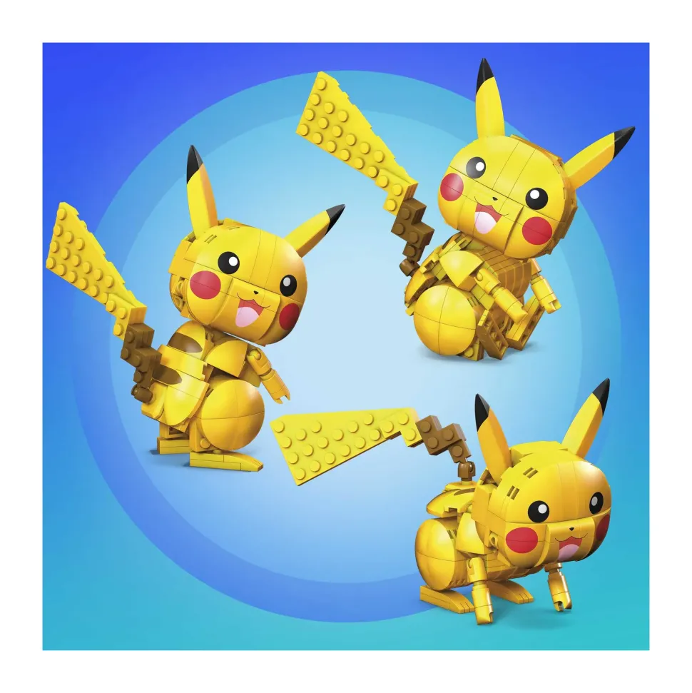 Mega Construx Mega Construx Pokemon Elettro Da 10 Cm Con Dettagli Realistici , Giocattolo Per Bambini 6+ Anni, Gmd31