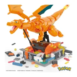 Mega Pokemon Kinetic Charizard, Set Da Costruzione Da 1664 Pezzi, Personaggio Meccanizzato Con Movimento Realistico E Alto 28 Cm Da Collezione, 12+ Anni, Hmw05