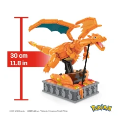 Mega Pokemon Kinetic Charizard, Set Da Costruzione Da 1664 Pezzi, Personaggio Meccanizzato Con Movimento Realistico E Alto 28 Cm Da Collezione, 12+ Anni, Hmw05