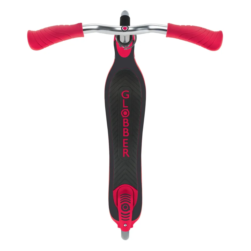 Monopattino Globber Flow 125 Regolabile Rosso Adatto Per Bambini 5 7 Anni