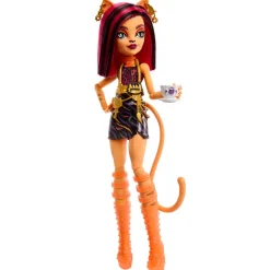 Monster High Segreti Da Brivido Neon Frights Toralei Stripe, Playset Con Bambola, Abiti E Armadietto Per I Look