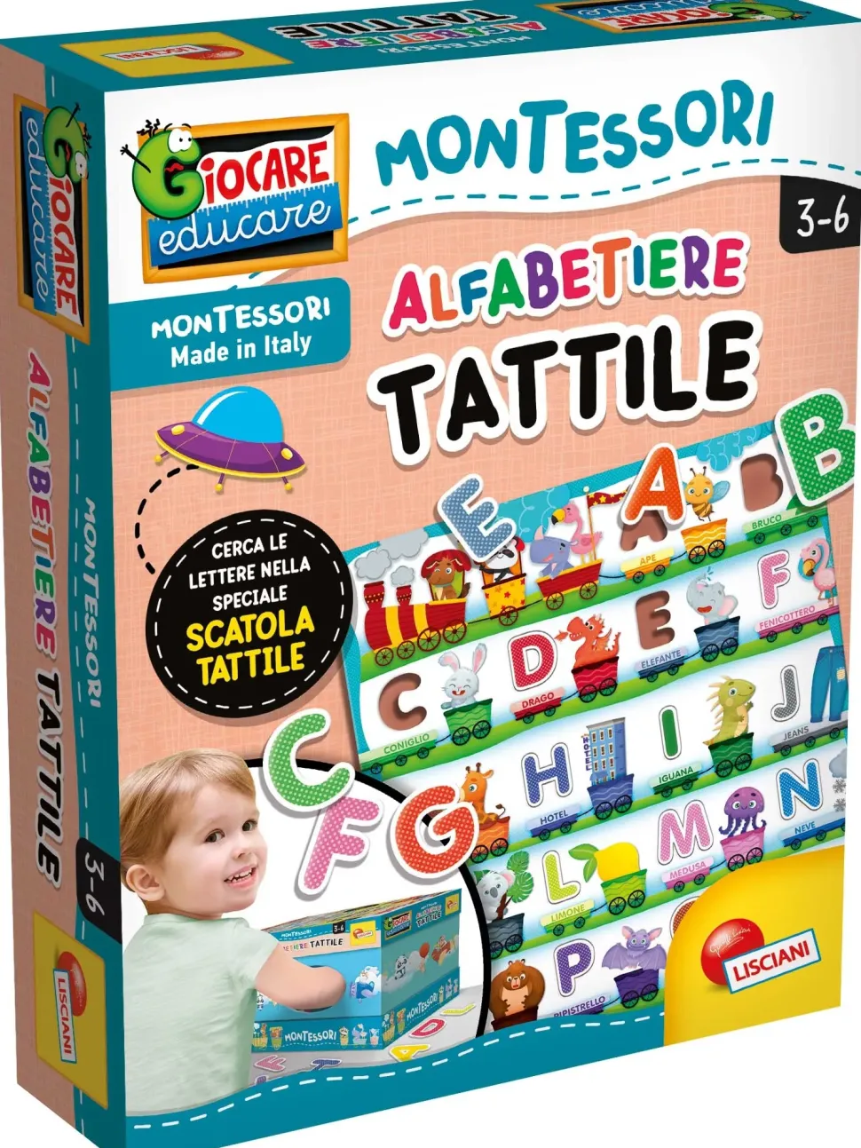 Montessori Alfabetiere Tattile