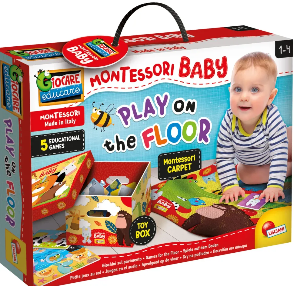 Montessori Baby Play On The Floor