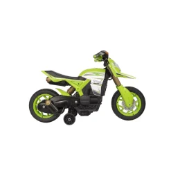 Moto Cross 6V Per Bimbi: Fari, Suoni Realistici, Poggiapiedi, Stabilizzatore E Caricabatteria Inclusi Adatta A Bambini Dai 3 Ai 5 Anni