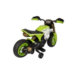 Moto Cross 6V Per Bimbi: Fari, Suoni Realistici, Poggiapiedi, Stabilizzatore E Caricabatteria Inclusi Adatta A Bambini Dai 3 Ai 5 Anni