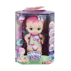 My Garden Baby, Bambola Junior Farfalla Rosa (30 Cm) Con Pannolino Riutilizzabile, Vestiti E Ali Rimovibili; Giocattolo Per Bambini 2+ Anni, Gyp10