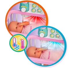 Nenuco Culla Per Una Dolce Nanna, Bambola 35 Cm, Culla Interattiva E Accessori.