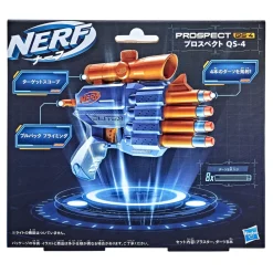 Nerf Elite 2.0, Blaster Prospect Qs-4, 8 Dardi Originali Nerf Elite, Blaster A 4 Dardi, Mirino Telescopico Fisso