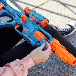 Nerf Elite 2.0 Eaglepoint Rd-8, Blaster Con Tamburo Da 8 Dardi, Mirino E Canna Staccabili