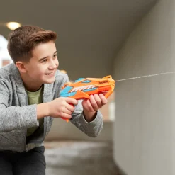 Nerf Super Soaker Dinosquad Raptor-Surge, Blaster Ad Acqua Con Spruzzo A Grilletto