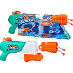 Nerf Super Soaker Hydro Frenzy, Blaster Ad Acqua 3-In-1, Con Bocchetta Regolabile E 2 Tubi Lancia-Acqua