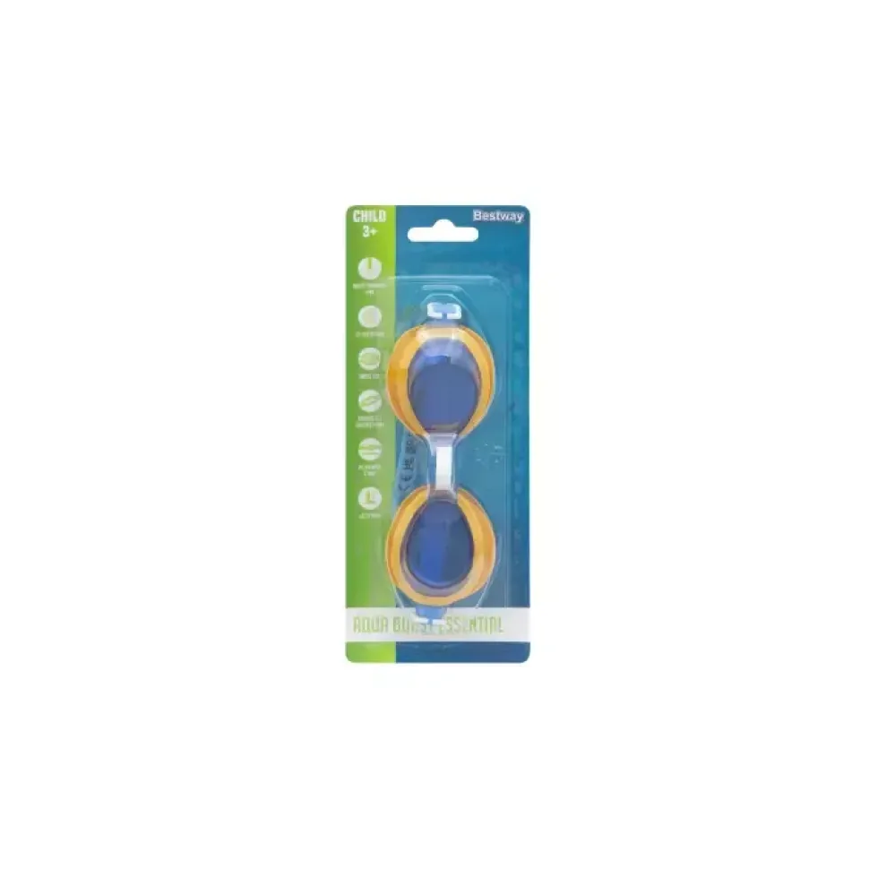 Occhialini Lightning Swimmer, 3-6 Anni, 3 Colori Assortiti In Silicone , Lenti Con Protezione Uv