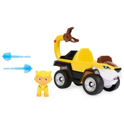 Paw Patrol, Cat Pack, Auto Giocattolo Trasformabile Di Leo Con Action Figure Da Collezione, Giocattoli Per Bambini Dai 3 Anni In Su