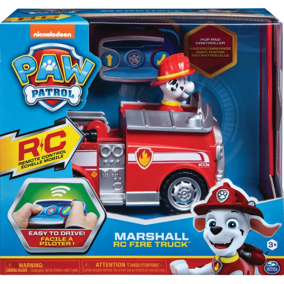 Paw Patrol Marshall Rc Fire Truck Camion Dei Vigili Del Fuoco Motore Elettrico