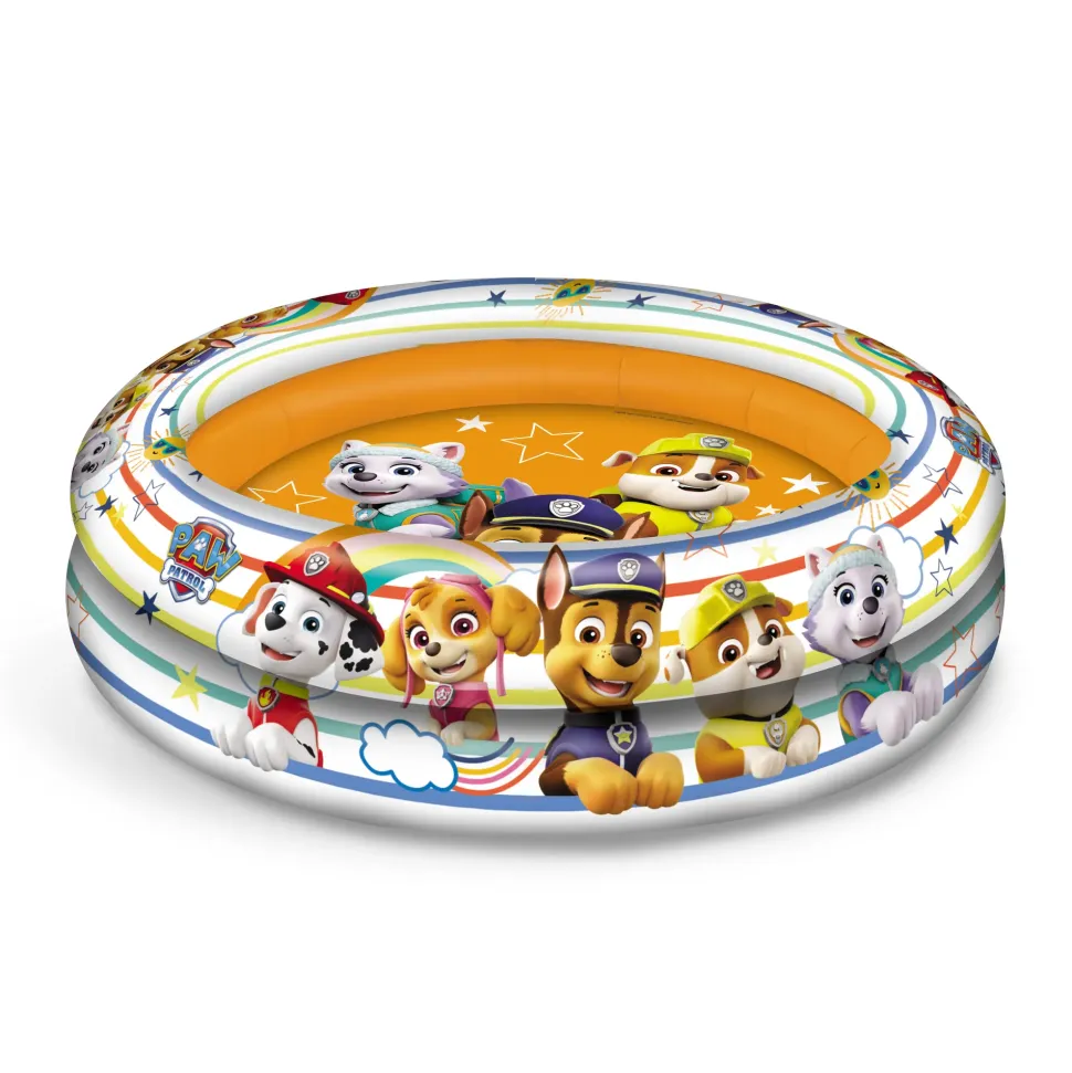 Paw Patrol Piscina Gonfiabile Per Bambini 2 Anelli
