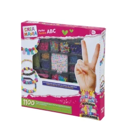 Perline Abc Crea Braccialetti Con Lettere Dell'Alfabeto