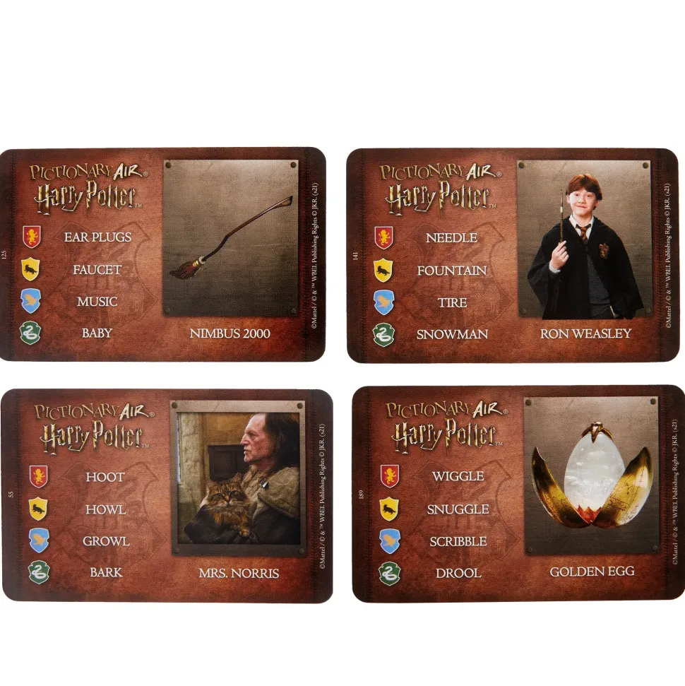 Pictionary Air Harry Potter Gioco Di Disegni Per Famiglie, Con Penna A Forma Di Bacchetta, 8+ Anni